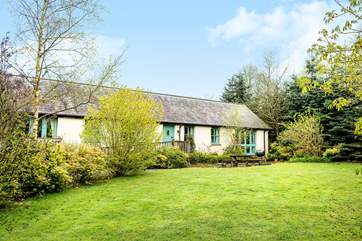 The large garden is perfect for siiting out and relaxing or for the odd game or two!