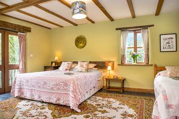 Woodcutters has two beautifully appointed bedrooms.