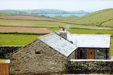 This view illustrates why the property was so called - looking from behind the cottage out to Rumps Point.
