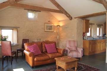 The comfortable sitting area