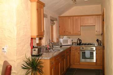 The kitchen is well equipped for all your hoilday catering needs