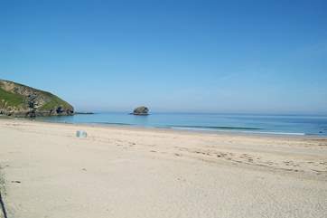 On a sunny spring or autumn day, you might even have the whole beach to yourself!