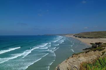 Perranporth is just a few miles further up the coast from Porthtowan.