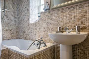 The bathroom is on the ground floor.