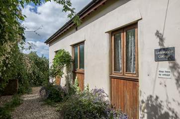 Even though the parking is slightly down the hill, you can un-load right out-side the cottage for ease.