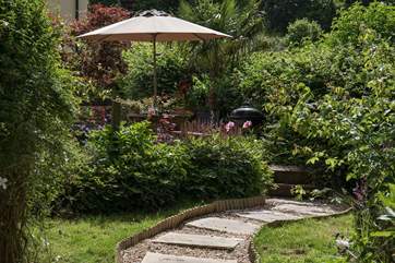 Every inch of the garden is lovingly manicured and maintained.