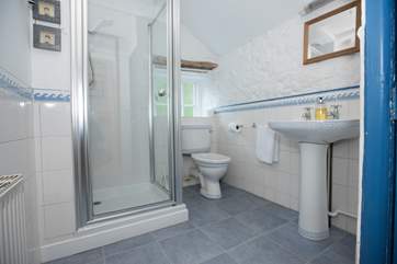 The shower-room.