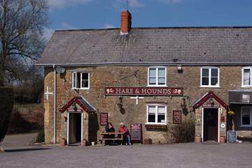 If you are feeling energetic you can walk to this lovely pub at Waytown, approximately a mile and a half from Netherbury along a country lane.