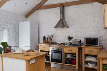 The kitchen is well equipped.