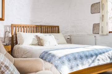 The king size bed.