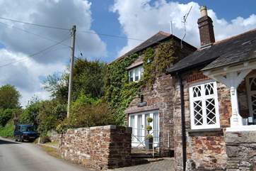 There is a small patio-area in front of the cottage, which is off a small, very quiet lane.