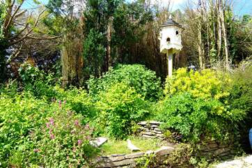 A pretty dovecote in the courtyard.