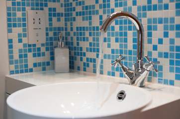 Stylish fittings throughout the cottage.