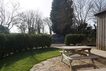 Dine al fresco on the patio-area.