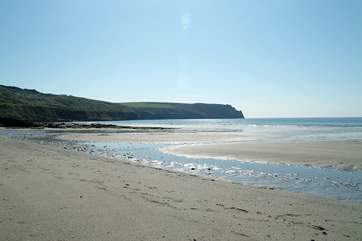 Carne beach has a car park next to the sands, perfect for families with young children.
