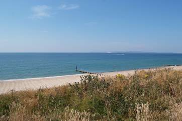 The wonderful sandy beaches between Christchurch and Poole are an easy day trip.