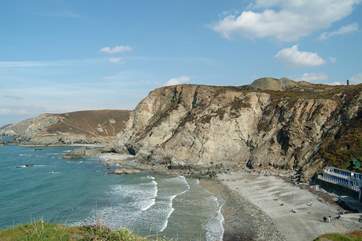 Trevaunance Cove is the local beach, only about a mile from Gillyvean.