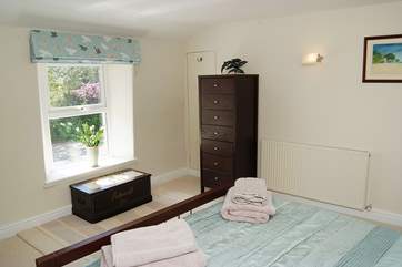 The double bedroom has plenty of space.