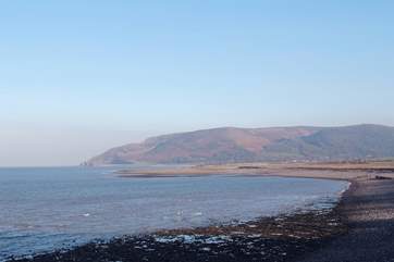 This is the rugged coastline at Porlock where Exmoor meets the sea.