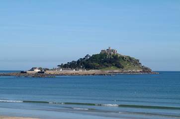 St Michael's Mount is not far away.