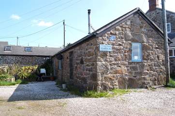 The cottage and terrace.