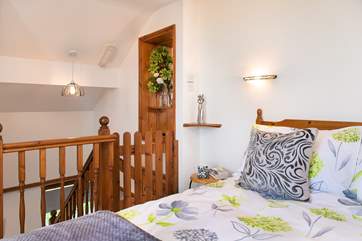 Lovely linens on the bed