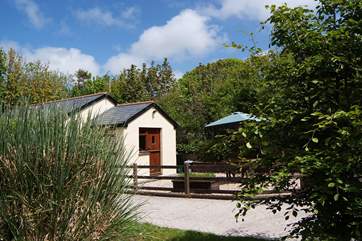 Moonstone is a perfect bolthole, peaceful, beautifully presented and with paddocks to walk in as well as the enclosed courtyard garden.