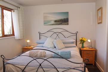 The bedroom is beautifully presented.