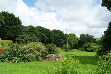 The Owners share their five-acre garden with their guests and there is plenty of space for everyone as the gardens go on and on and on.
