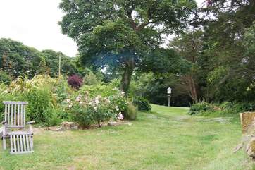 The pretty gardens are colourful for many months of the year.