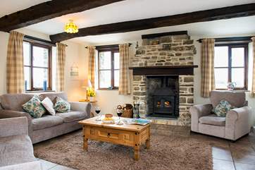 The sitting-area is very cosy.
