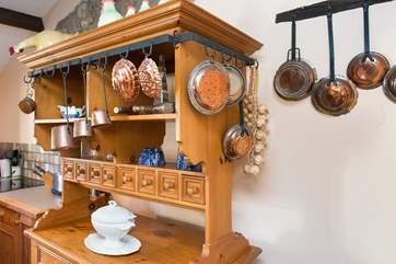 The cottage is full of character and charm.