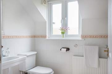 The family bathroom on the first floor (with a cloakroom on the ground floor).