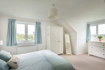 Bedroom 1 is very spacious and light.