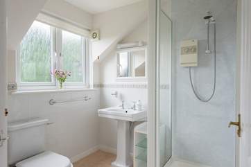 The shower-room for Bedroom 1.