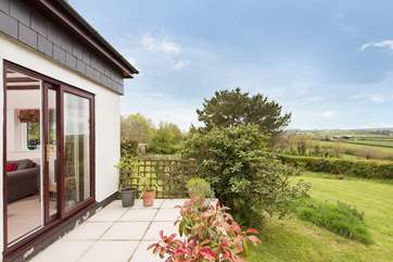 The terrace outside the sitting-room.