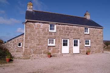 The exterior of the property.