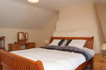 Bedroom 1, the double room.