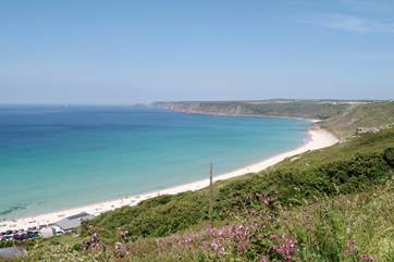 Sennen Cove is a short drive away.