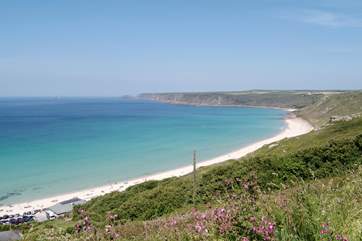 Sennen Cove is just four miles away.