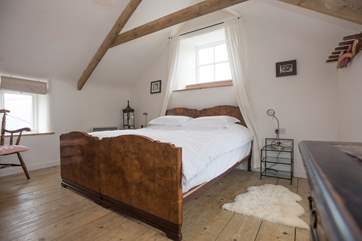 The bedroom.