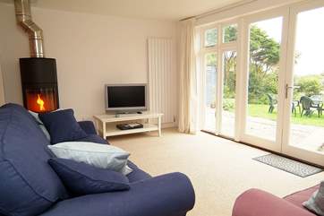 There is a great wood-burner which is ideal for those out-of-season breaks.