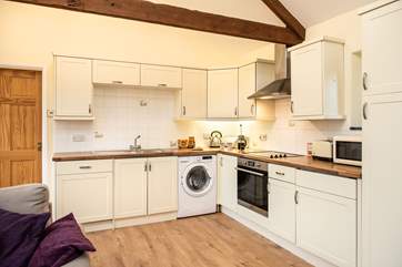 The fabulous well equipped kitchen area.