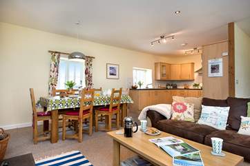 The large open plan living room on the first floor will ensure you enjoy time together.