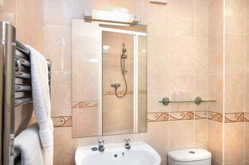 The en-suite shower-room to bedroom 4.