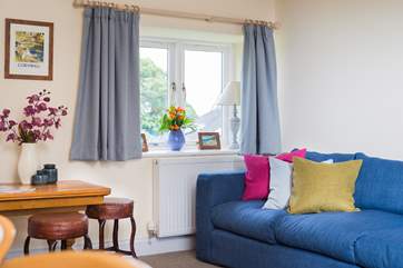 The barn is beautifully furnished with more colour introduced during the recent refurbishment.