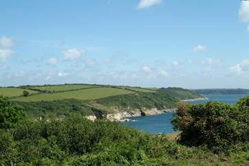 Opie's Toy is set above Maenporth cove.