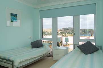 The twin bedroom has an en suite shower room (Bedroom 2).