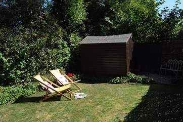 The garden is a sun-trap!