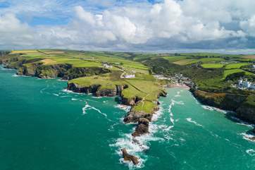 Silver Spray enjoys a marvellous situation on the headland